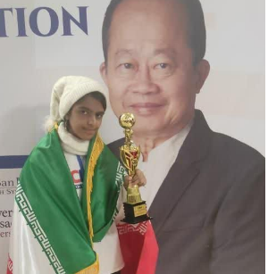 کسب مقام سوم جهانی در مسابقات چرتکه UCMAS رده سنی زیر 14 سال گرجستان